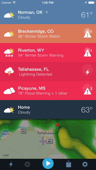 weather radio app and 6 Weather Apps that Could Save Your Life