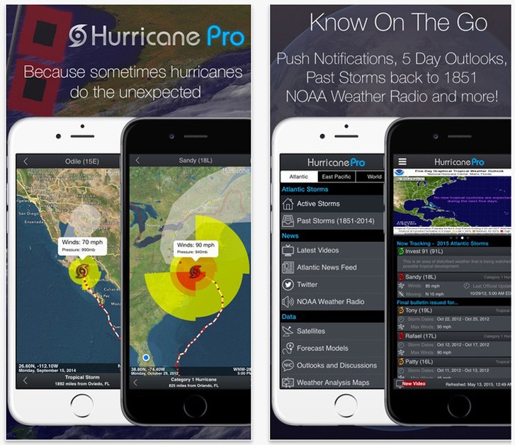 Hurricane Pro Best Hurricane Tracker For Severe Weather App