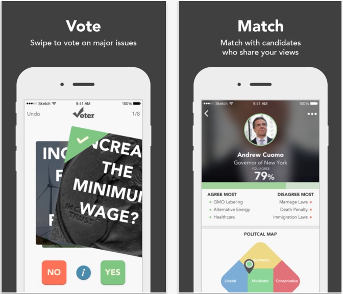 Voter Matchmaking For Politics On The App Store
