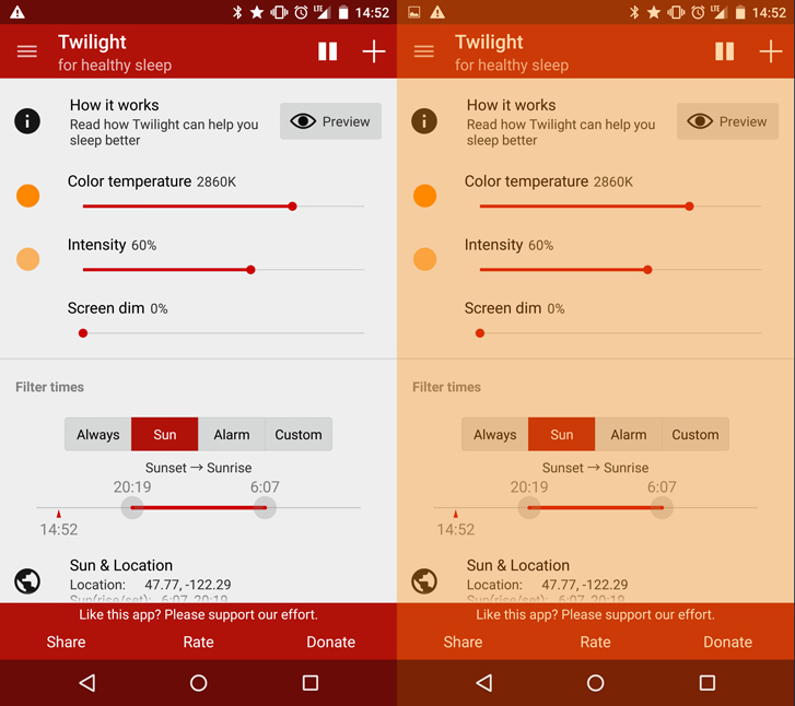 Twilight App Android