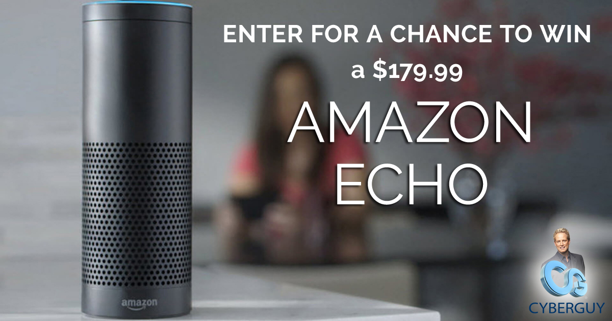 Win an Amazon Echo from Kurt the CyberGuy
