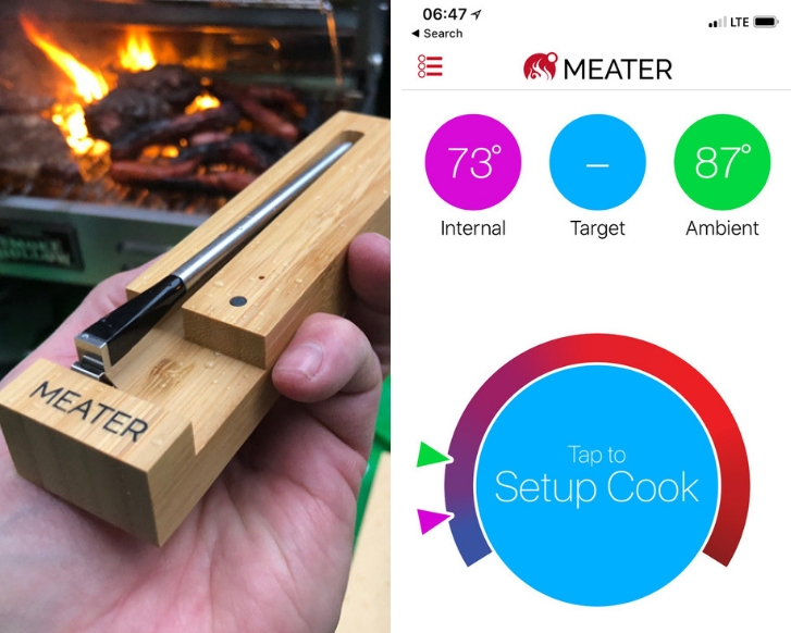 How To Tech Your Tailgate Party Just Right: Meater Wireless Leave-in Thermometer