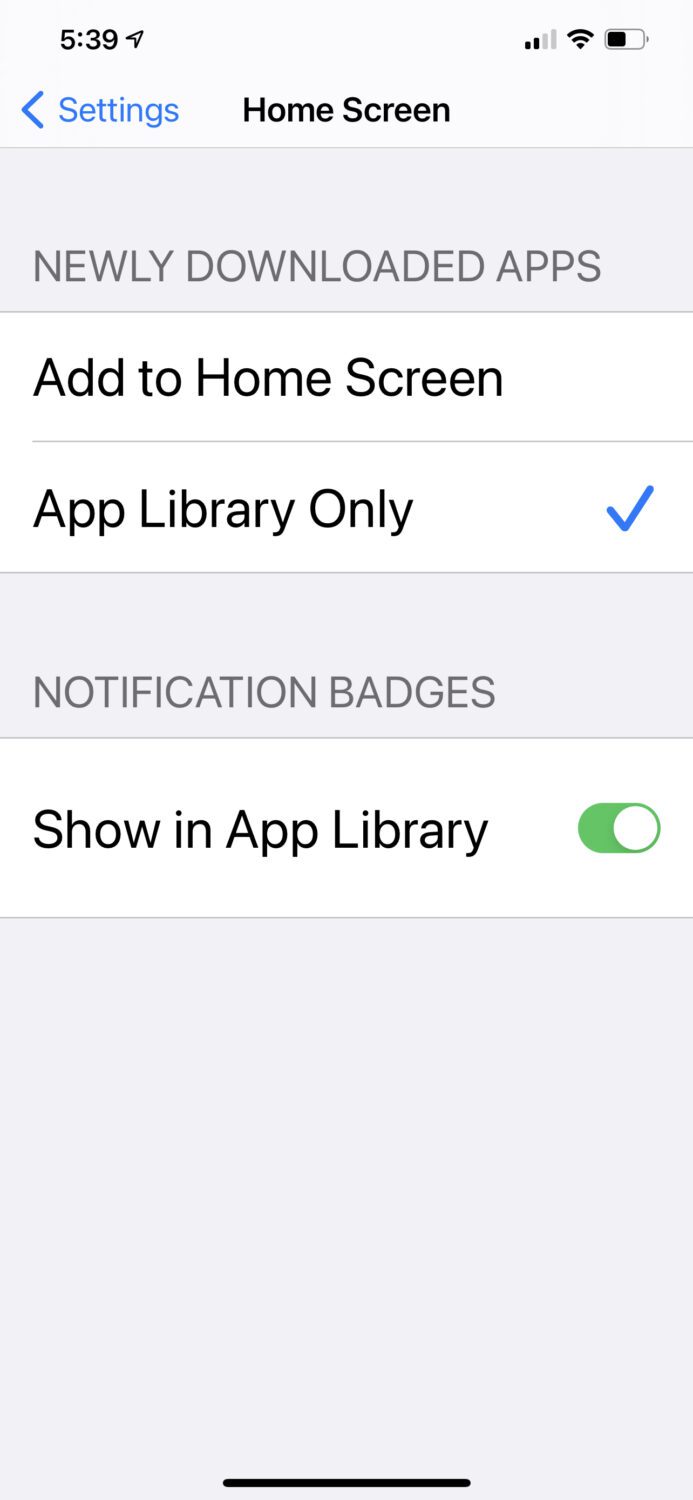 How to make sure apps are downloaded directly into the app library