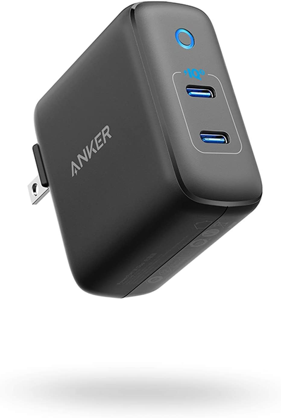 Phone Charger USB-C, Anker 36W 2-Port PIQ 3.0, PowerPort III Duo Type C Foldable Fast Charger, Power Delivery for iPhone 12/12 Mini/12 Pro/12 Pro Max/11/XR, Galaxy, Pixel, iPad Pro and More