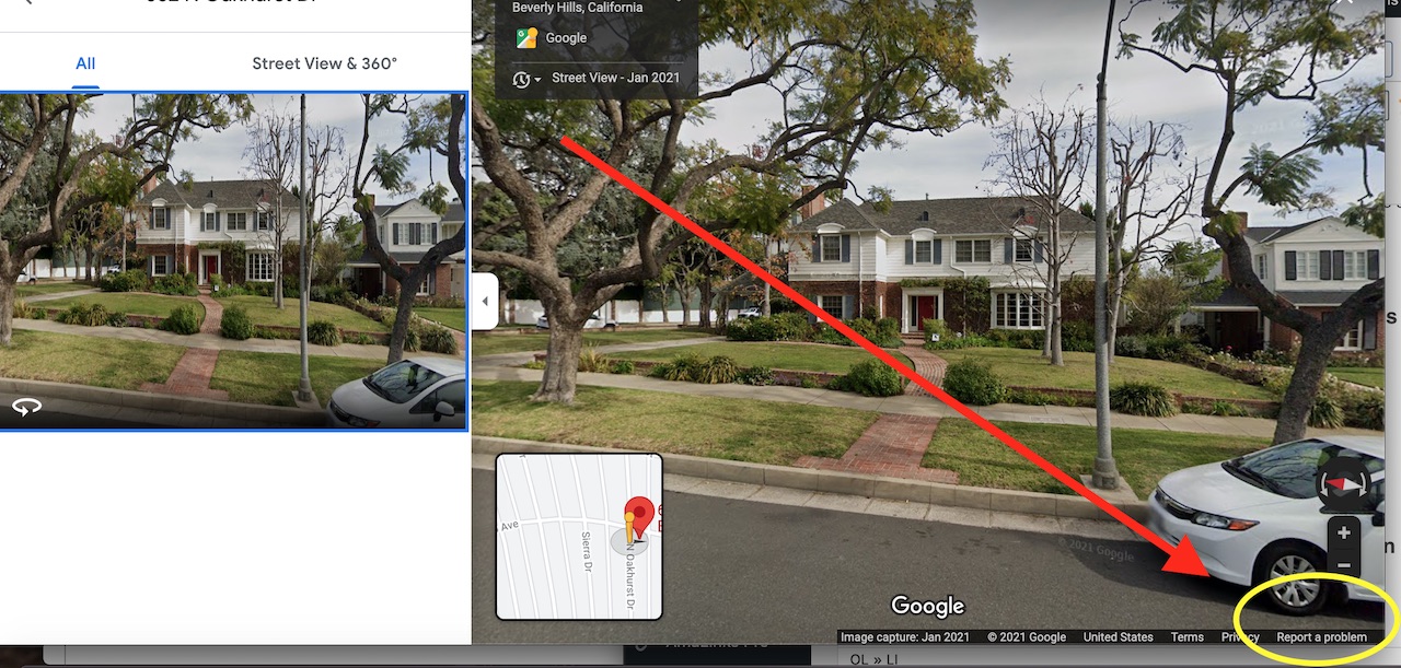 Google Maps Request Blurring Of Your Home Desktop