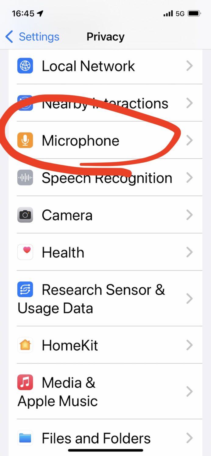 How To See What Apps Have Access To Your Microphone For IOS Microphone