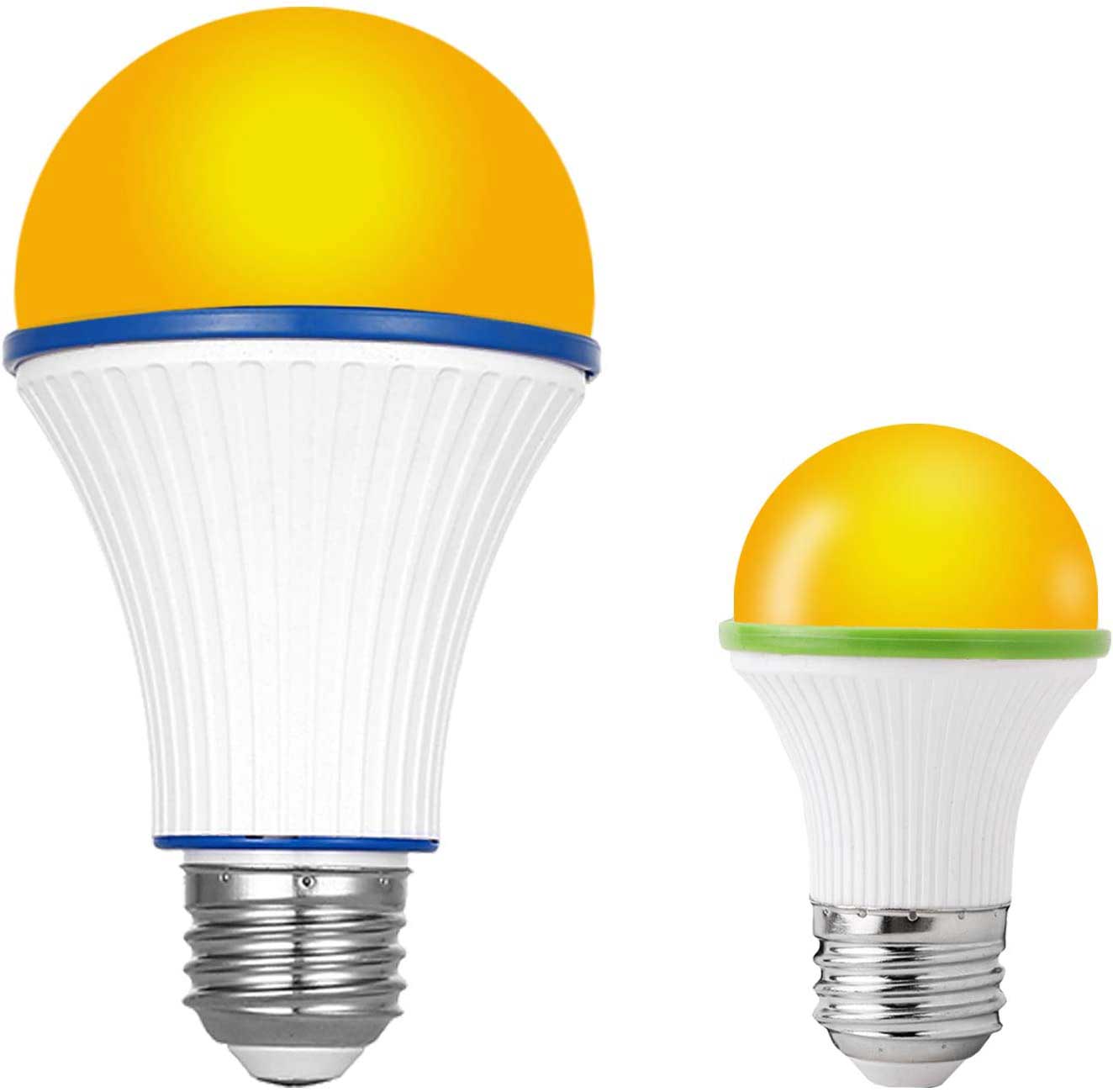 yellow lightbulbs