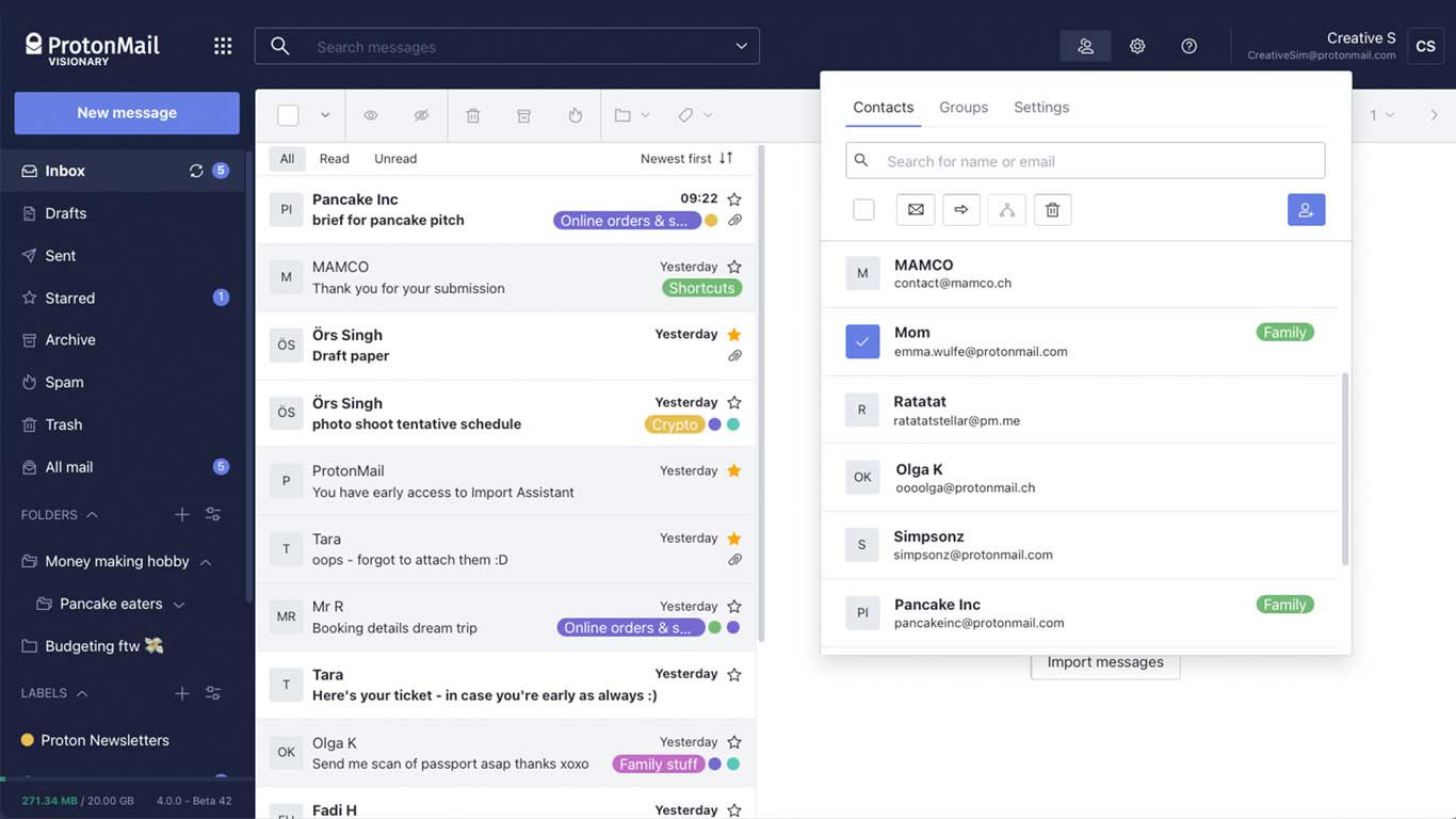 protonmail encrypt email