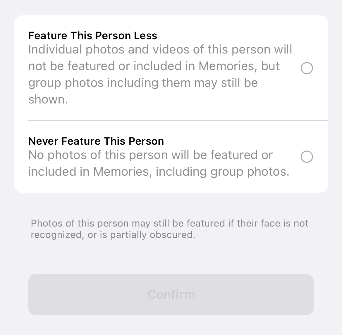 IPhone Feature Person