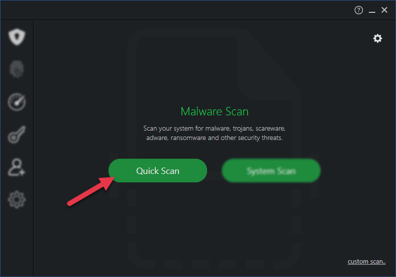 TotalAV malware scan