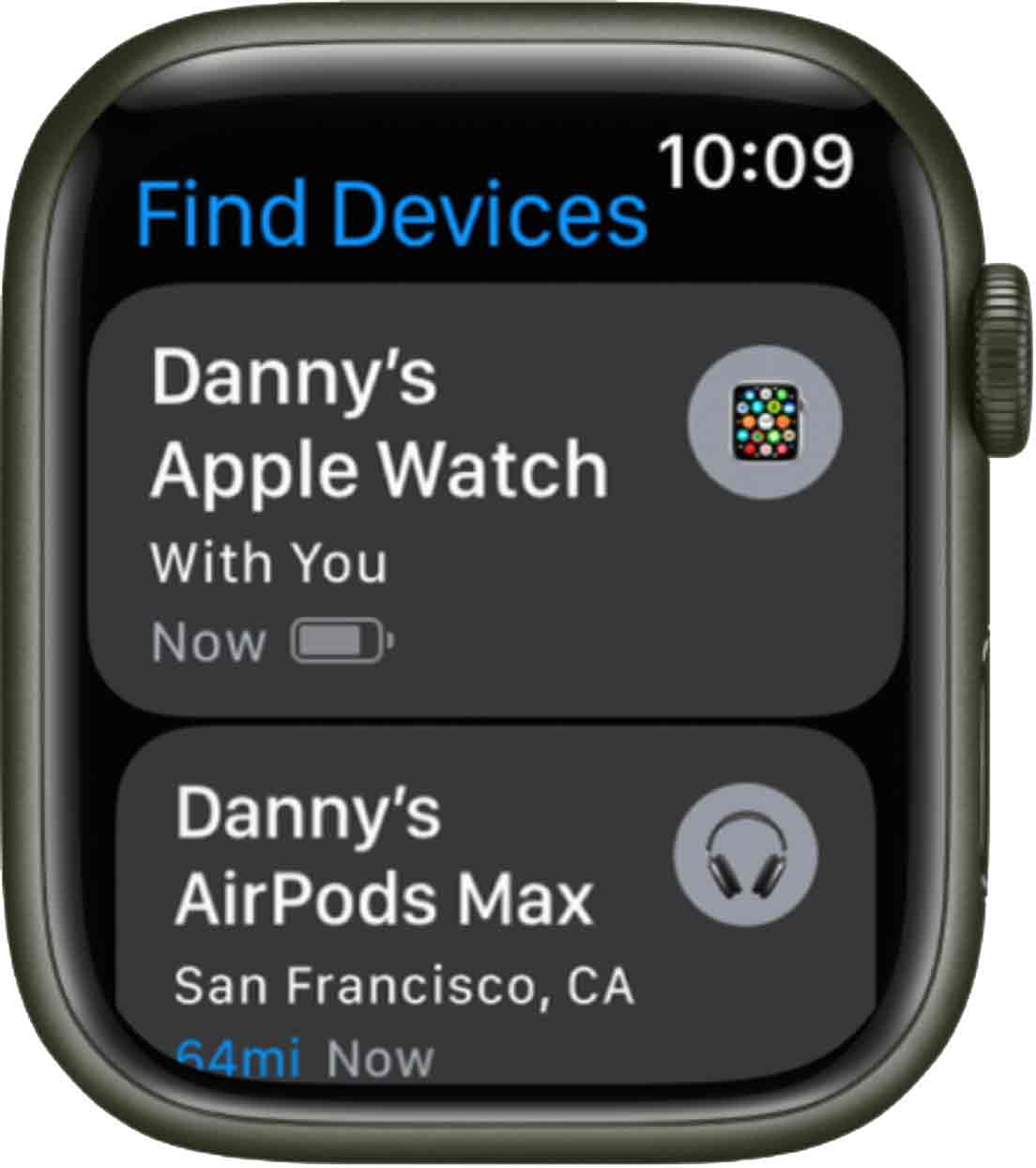 apple watch find iphone