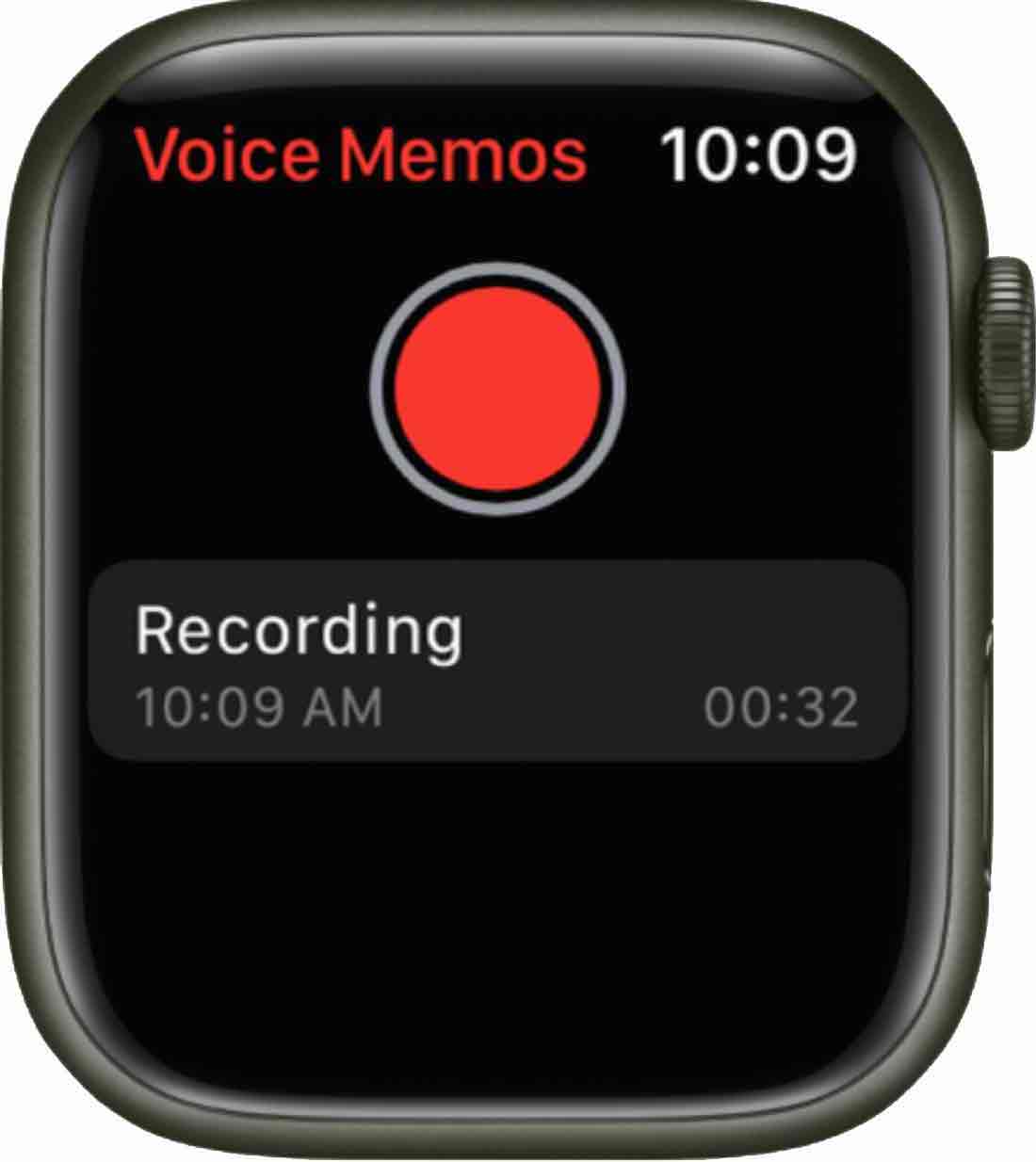 apple watch voice memo