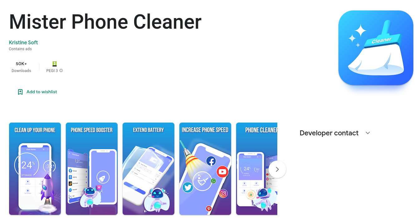 Mister Phone Cleaner - delete now