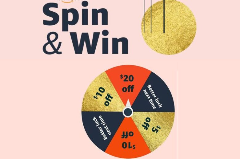 Amazon spin and win game