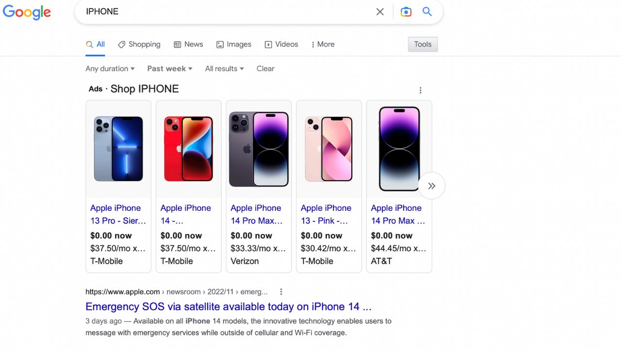 IPHONE SEARCH