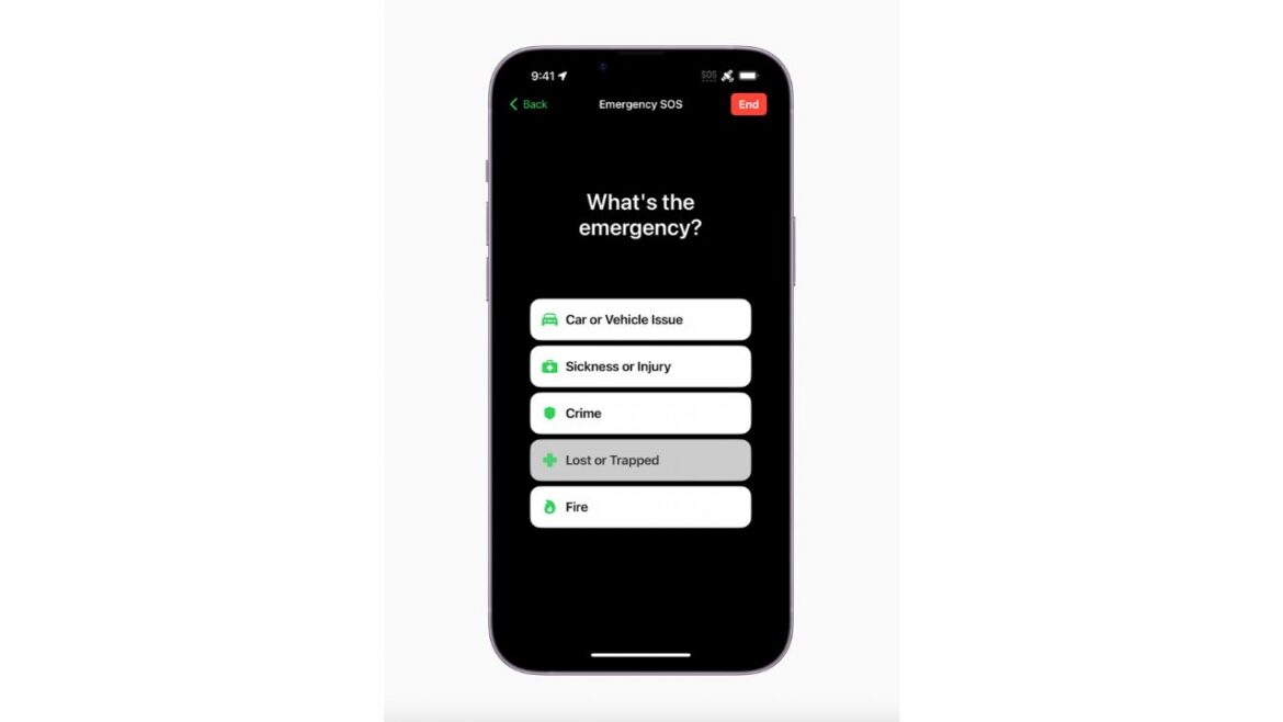 Apple’s Emergency SOS via satellite feature - What's the Emergency