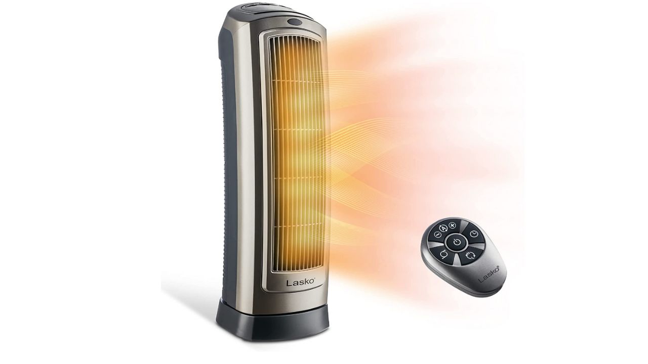 Lasko Oscillating Digital Ceramic Tower Heater/Amazon
