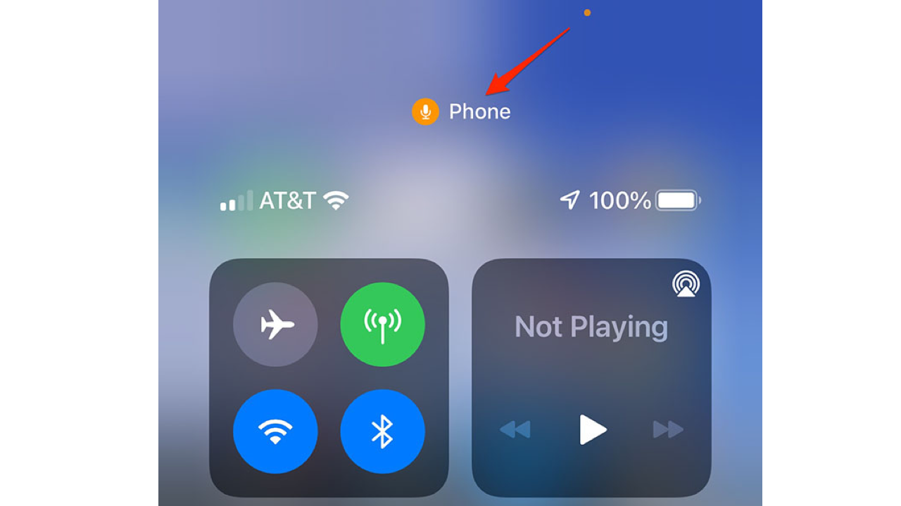 Orange dot on iphone icon, which app