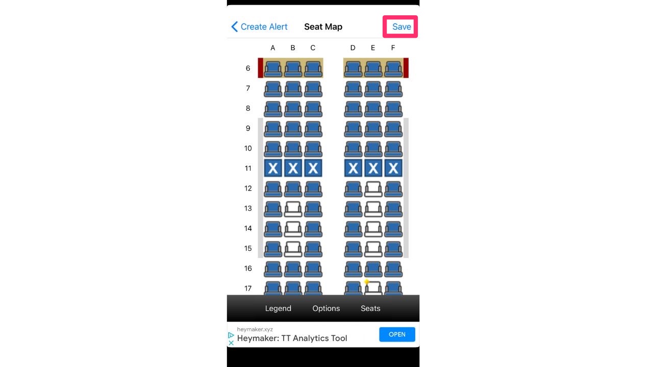 HIGHLIGHTED SEATS