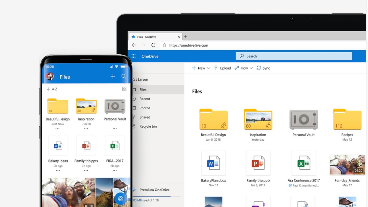 Image of OneDrive on devices 