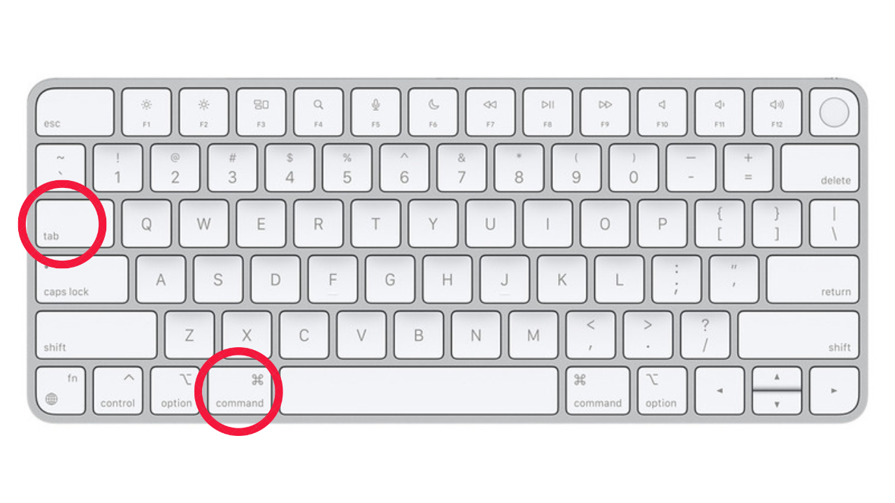 Screenshot of an Apple Keyboard 