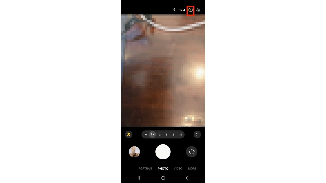 Steps to take a Motion Photo on Android