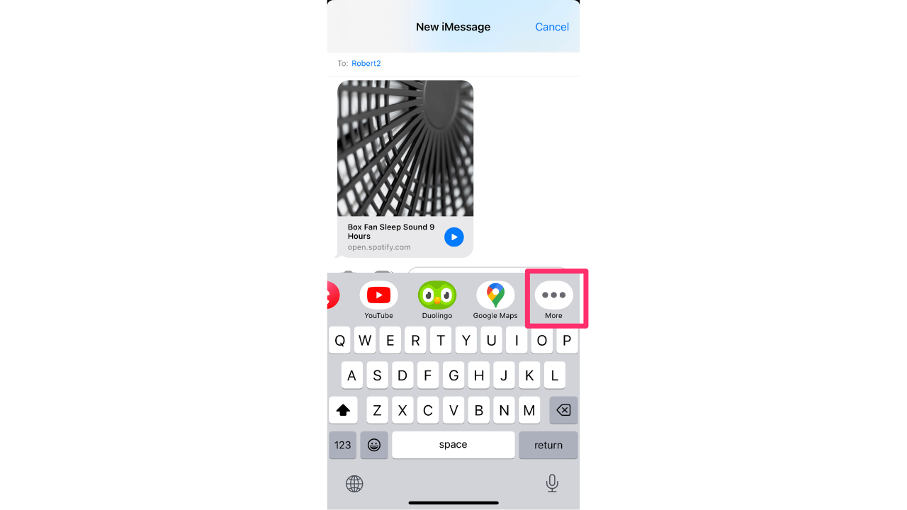 iphone messaging app 