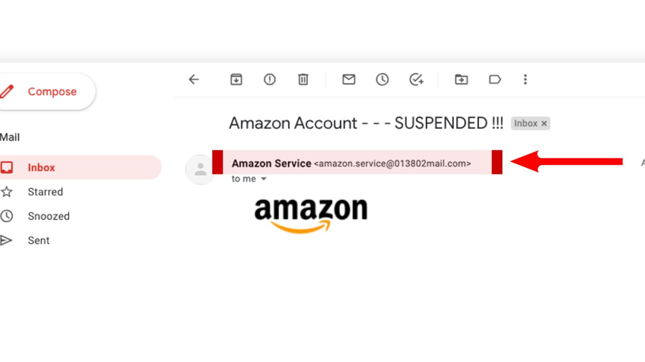 spam email from amazon
