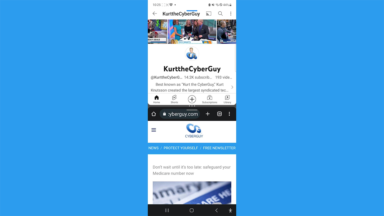 Android-split-screen
