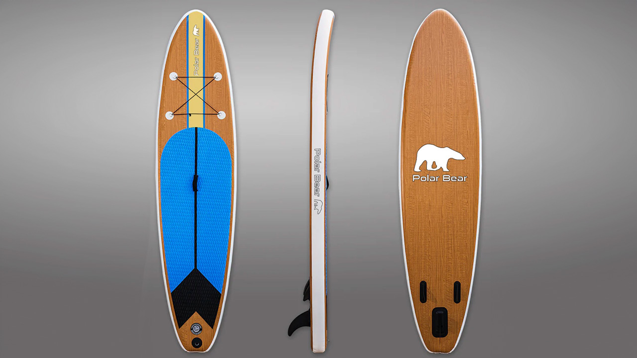 Polar-Bear-paddle-board