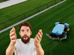 automated AI lawnmower