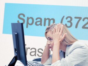 woman's email account sending out spam to her friends
