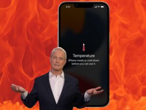 Kurt CyberGuy Knutsson and an overheated iPhone 15