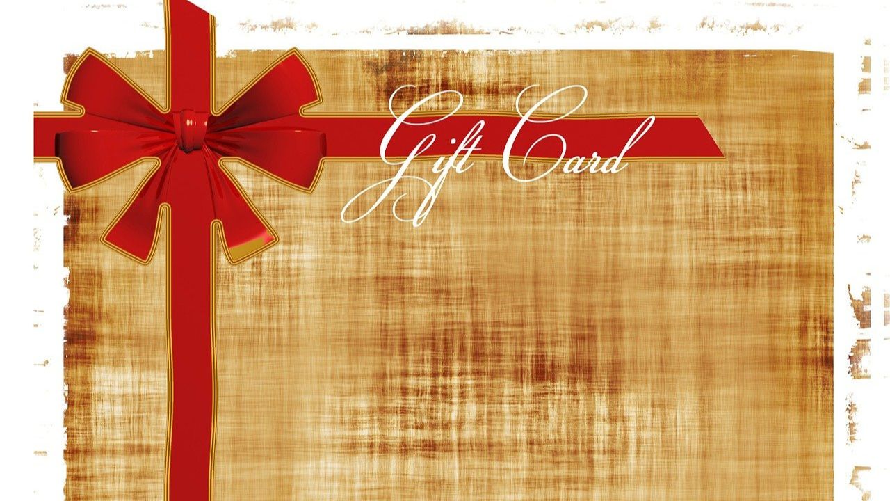 image of a gift card 