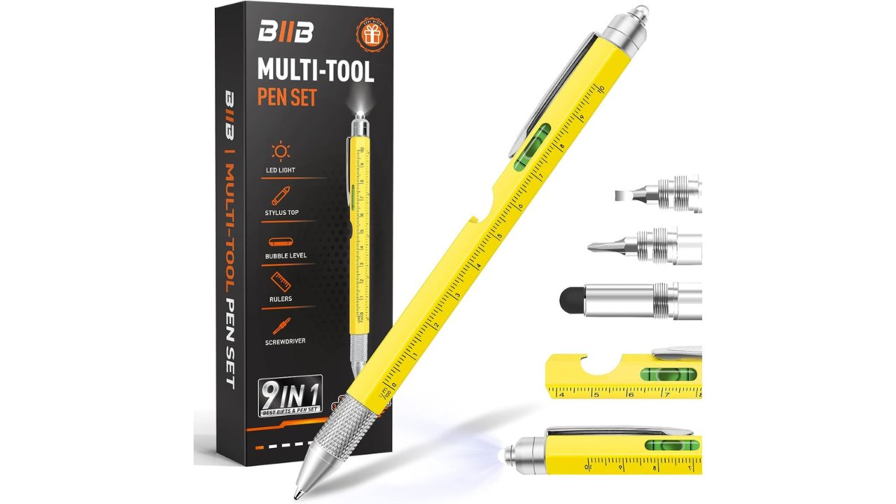 Gifts for Men, Gadgets for Men, BIIB Multi Tool Pen Dad Gifts