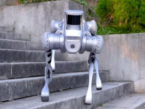 B2 robot on stairs