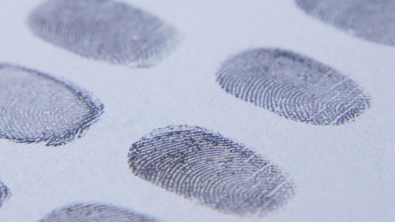 Inked fingerprints