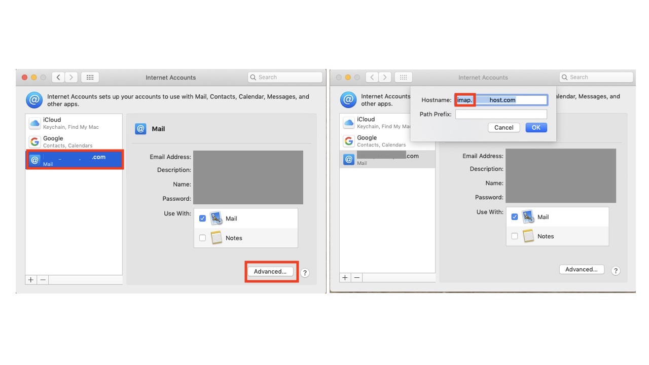 How to Check your mail setting on desktop