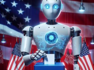 AI robot voting in american election