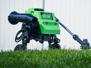 AI lawn robot