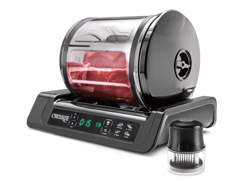 Chef's Elite 15 Minute Meat & Vegetable Vacuum Tumbler Marinator