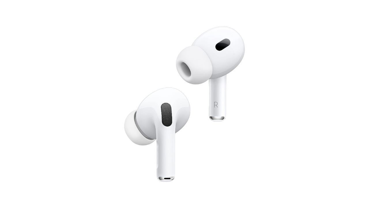 An image of the 2nd Generation Apple Airpods on a white background.