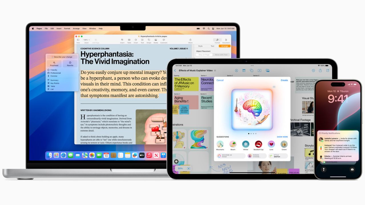 Apple embraces generative AI with Apple Intelligence, iOS 18, and macOS 15