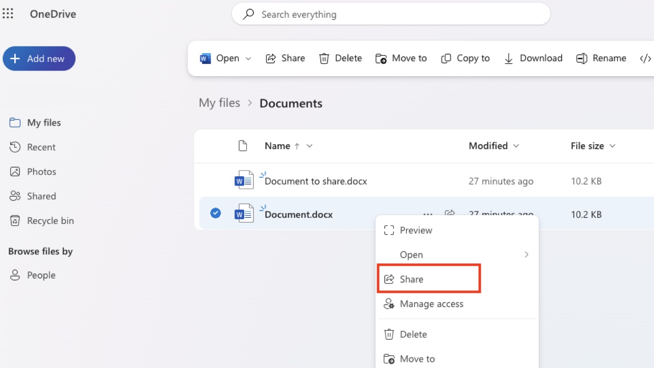How to password protect a folder in OneDrive 