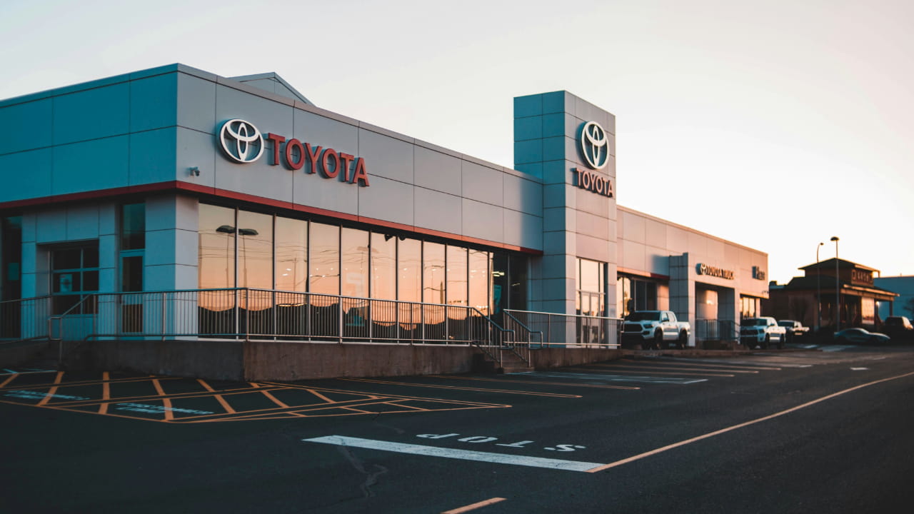 Image showing a Toyota dealership