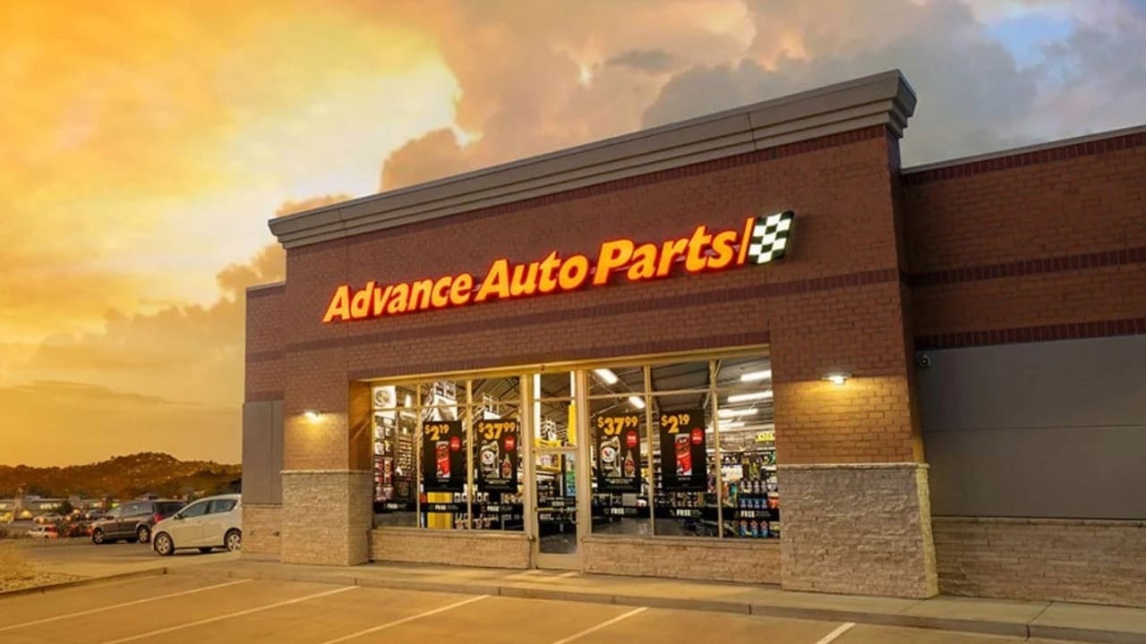 An Advance Auto Parts store.