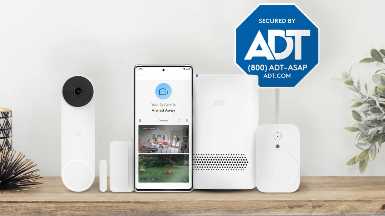 Image showing ADT's range of security systems.