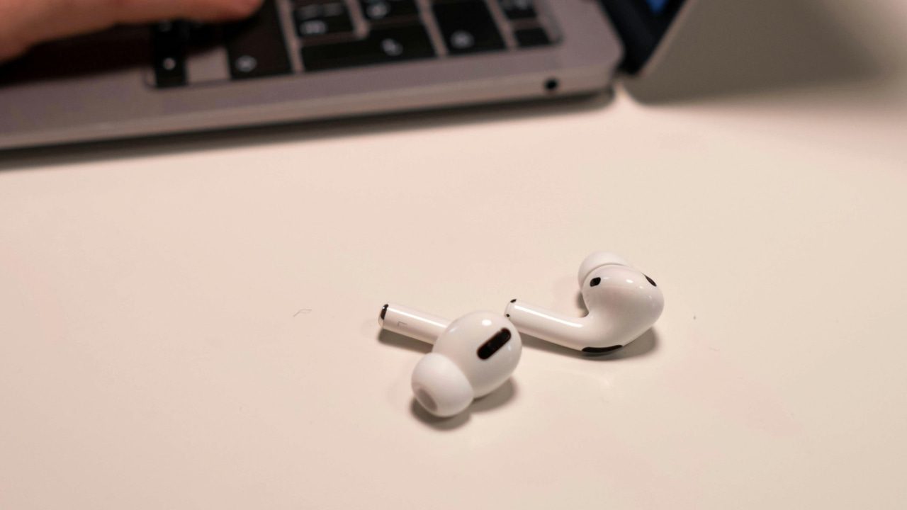 AirPods Pro on a table.