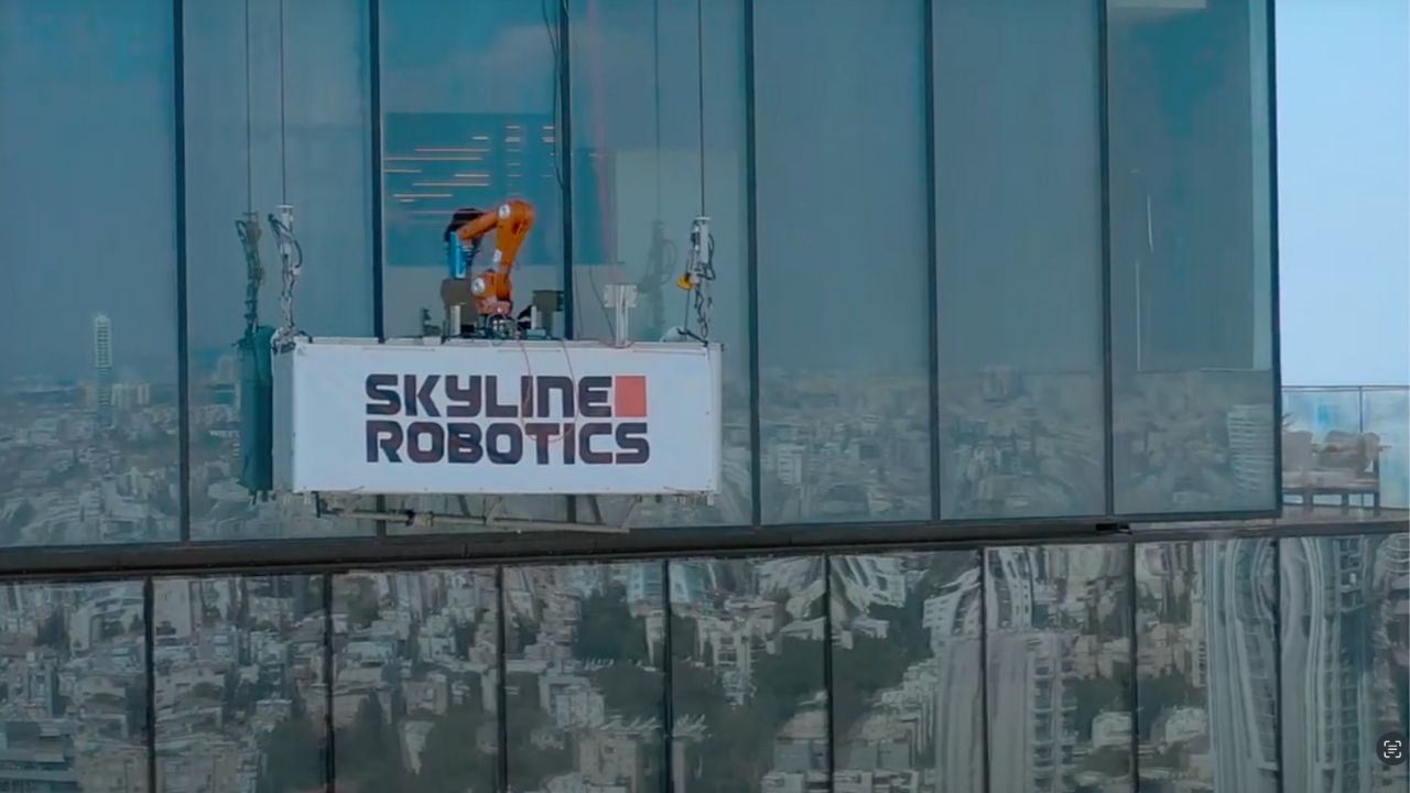 Image of window washing robots 