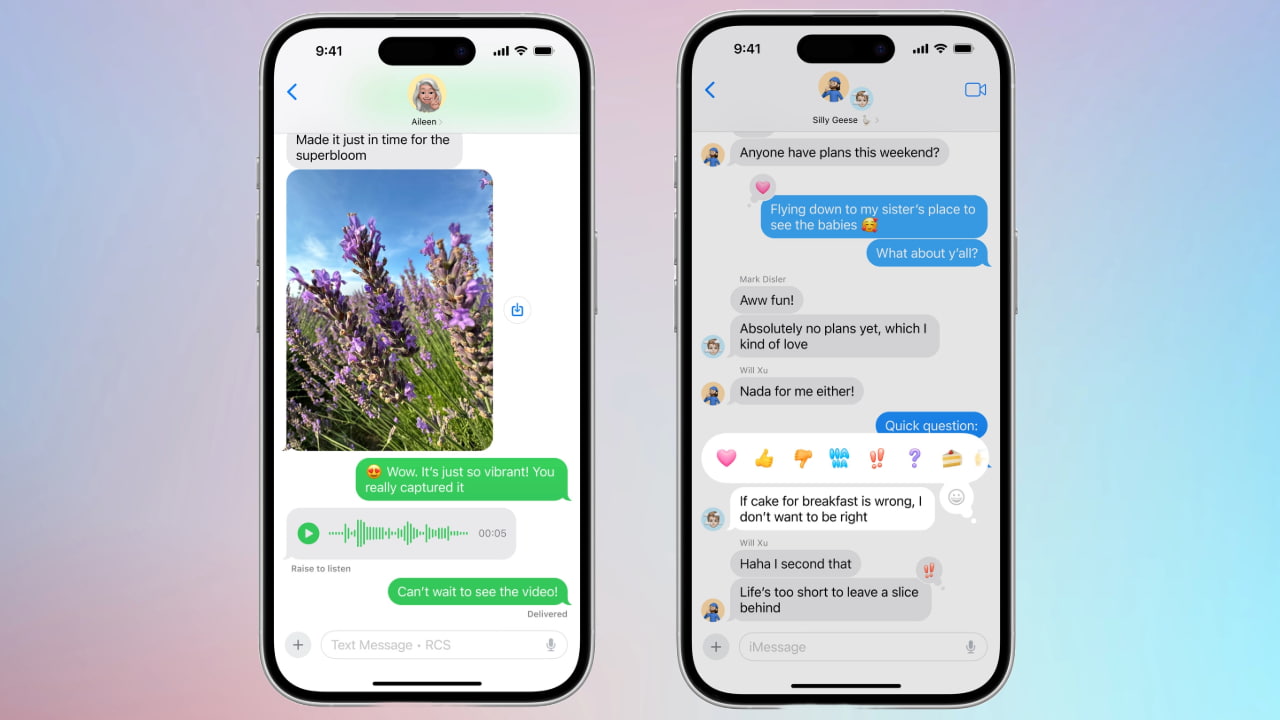 iOS 18 iMessages changes in iPhone.